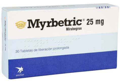 myrbetric 25mg,mirabegrona princípio ativo